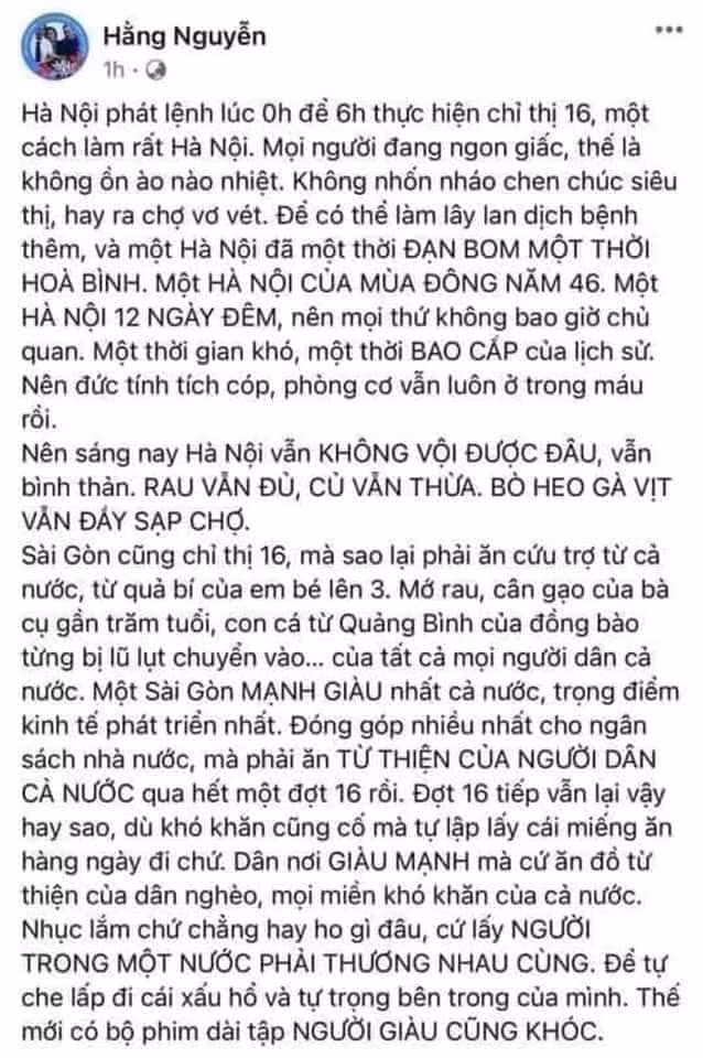 Bài viết được cho là có nội dung ảnh hưởng đến tình hình trật tự xã hội, khiến người dân hoang mang - Ảnh chụp màn hình