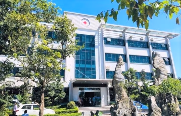Hình ảnh bệnh viện Đa khoa Minh An, huyện Quỳnh Lưu (Nghệ An). Ảnh: vtc.vn