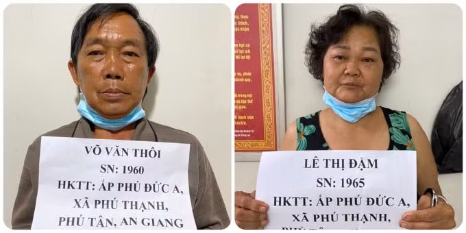 Vợ chồng Võ Văn Thôi - Ảnh: Nghiêm Túc