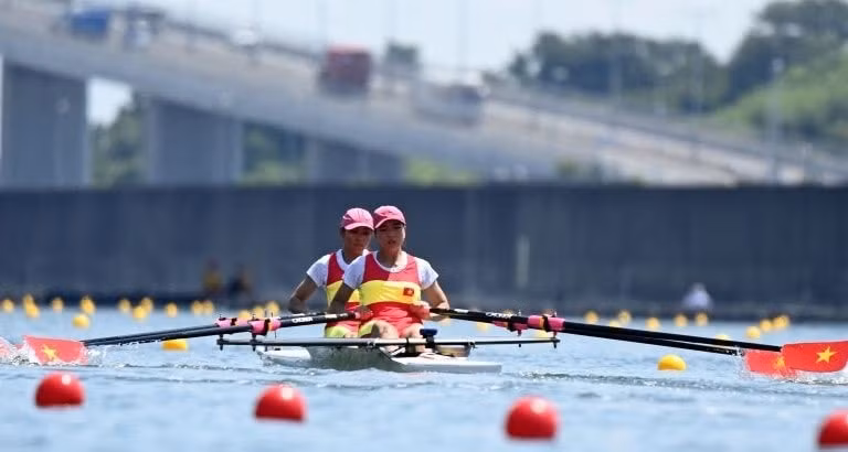 Đôi chèo Việt Nam không thể tạo nên bất ngờ ở sân chơi Olympic. Ảnh: Getty Images