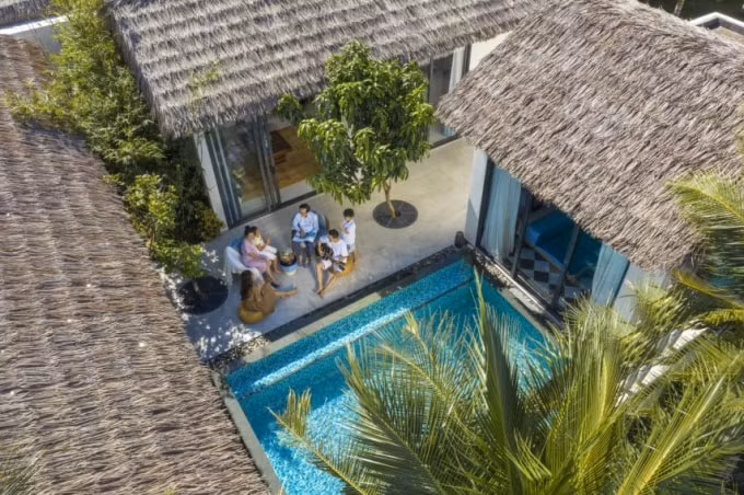 New World Phu Quoc Resort được thiết kế theo phong cách làng biển độc đáo.
