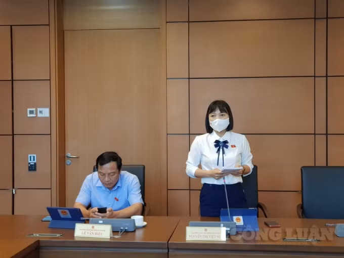 Đại biểu Quốc hội Nguyễn Thị Việt Nga (đoàn Hải Dương).
