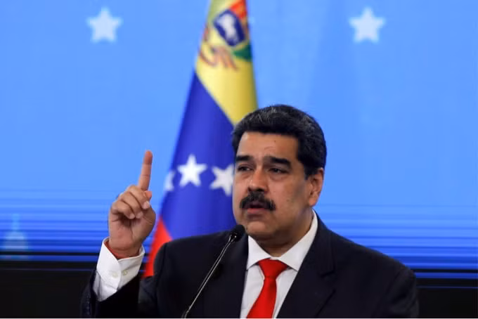 Tổng thống Venezuela Nicolas Maduro trong cuộc họp báo vào ngày 8/12/2020. (Nguồn: Manaure Quintero/Reuters).