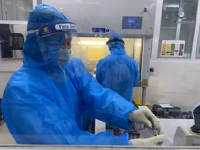 CDC xét nghiệm mẫu