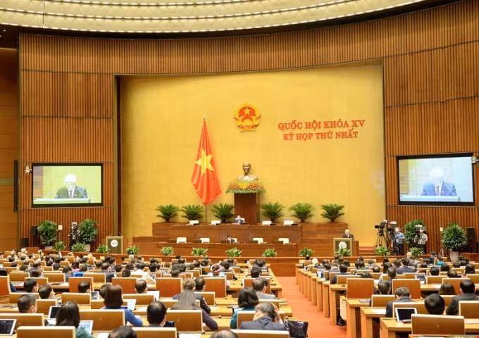 Quang cảnh buổi lễ khai mạc Kỳ họp thứ nhất, Quốc hội khóa XV.