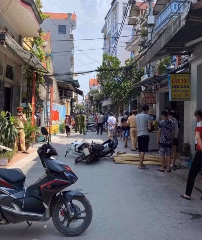 Hiện trường vụ việc.