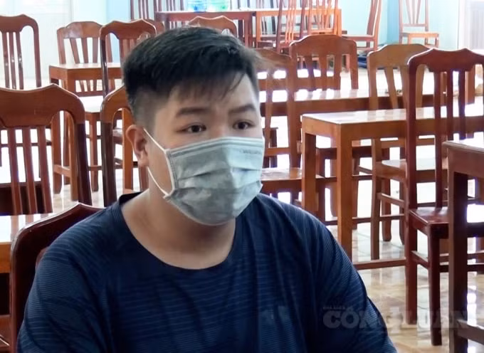 Nguyễn Thanh Tú tại cơ quan điều tra - Nguồn: Nghiêm Túc