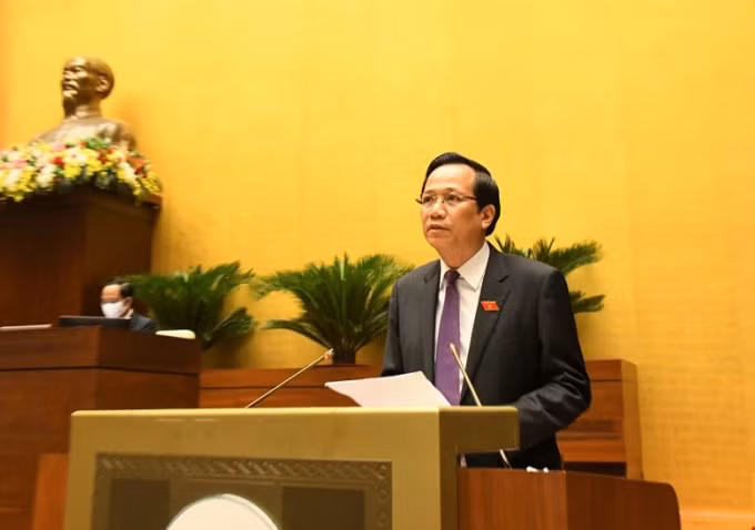 Bộ trưởng Bộ Lao động, Thương Binh và Xã hội Đào Ngọc Dung.