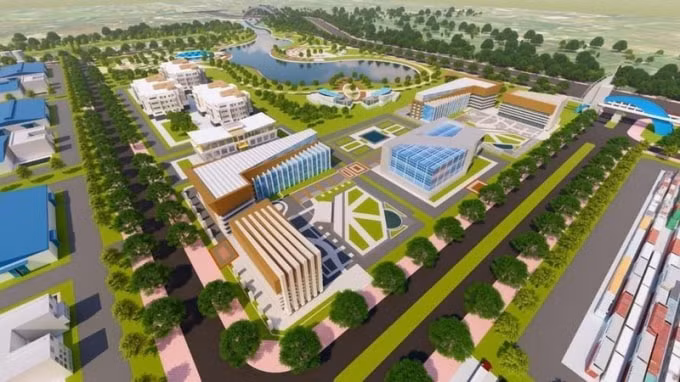 Phối cảnh dự án KCN Nam Tân Tập.