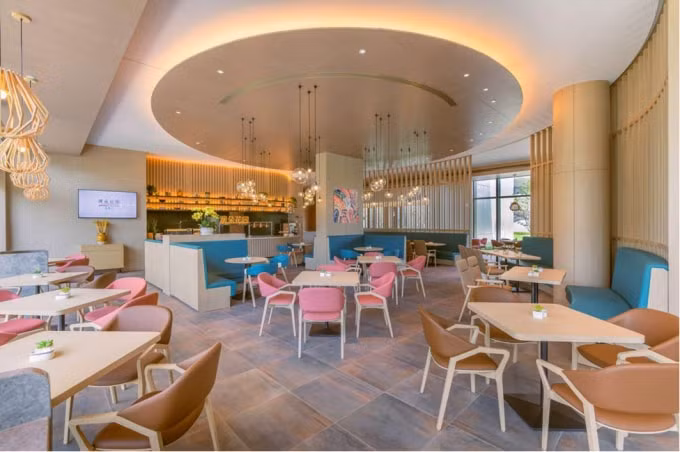 Căn tin tại Khu chăm sóc người cao tuổi cao cấp Ardor Gardens. Ảnh: Lendlease Corp Ltd.