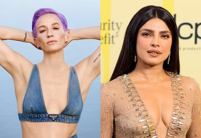Megan Rapinoe và nữ diễn viên Priyanka Chopra Jonas là hai trong số các đại diện mới giúp nhãn hàng định hình lại sự gợi cảm thông qua chiến dịch VS Collective.