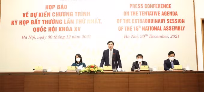 ky hop bat thuong lan thu nhat quoc hoi se tap trung xem xet thao luan va quyet dinh 4 noi dung hinh 1