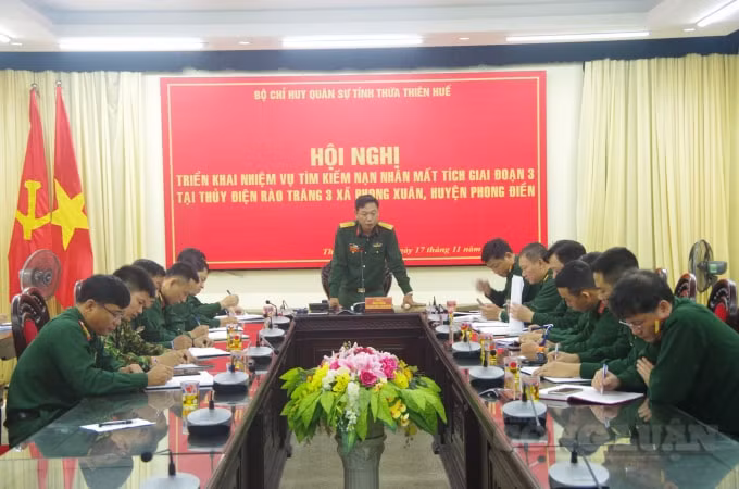 Trung tá Phan Thắng, Báo cáo quyết tâm “Tìm kiếm nạn nhân dọc sông từ ngã ba Tam Dân lên khu vực sạt lở.