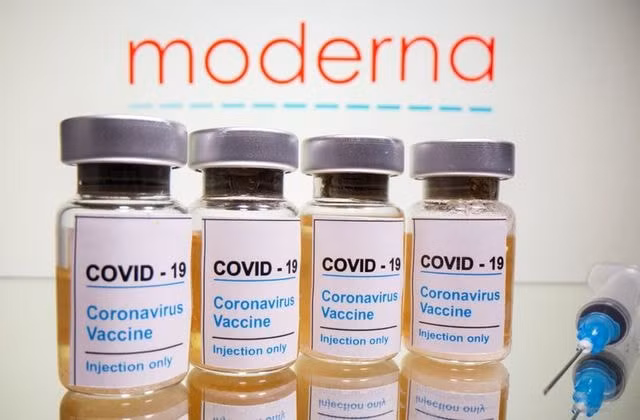 Vắc xin chống Covid-19 của Moderna. Ảnh: Reuters