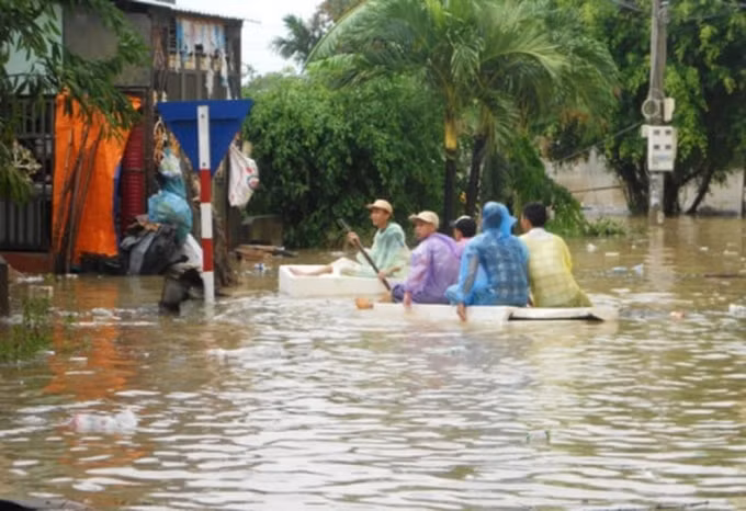 Tình hình mưa lũ tại Quảng Nam (Báo Quảng Nam)