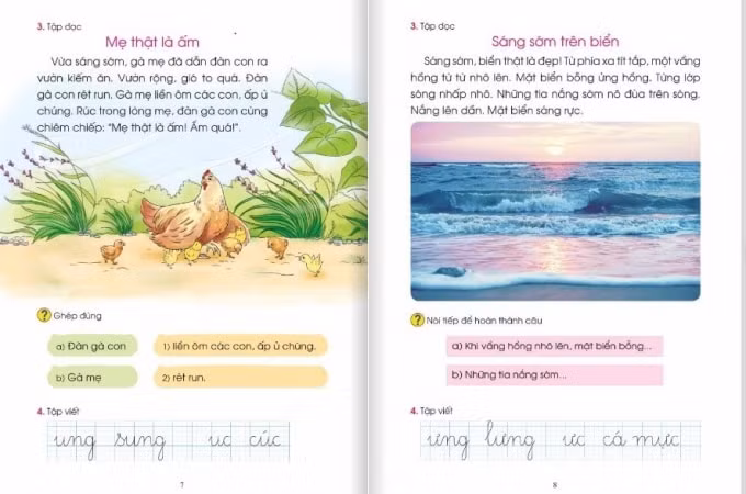 Bài tập đọc hai con ngựa được thay bằng bài 