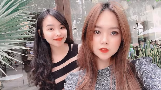 Viên Minh chụp cùng cô bạn thân - hot girl Kỳ Thư của nhóm hài FAPtv