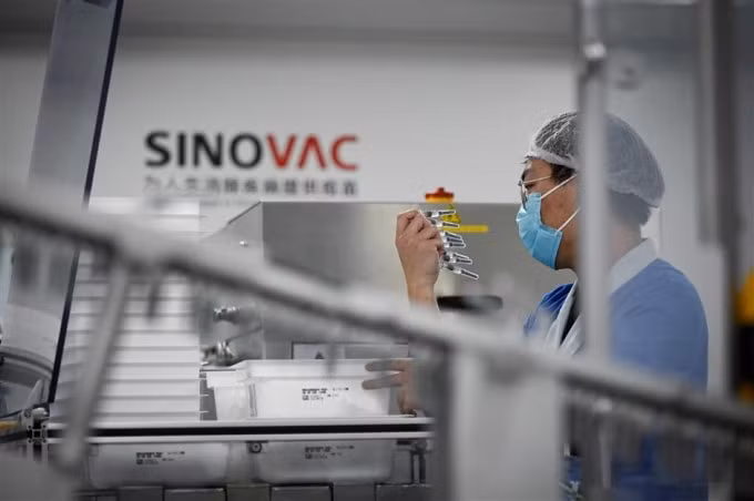 Phòng thí nghiệm của Sinovac. Ảnh: SD