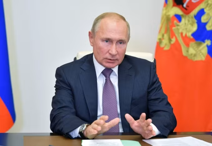 Tổng thống Nga Putin cho biết lực lượng hòa bình sẽ triển khai tại khu vực tranh chấp Nagorno-Karabakh - Ảnh: Reuters