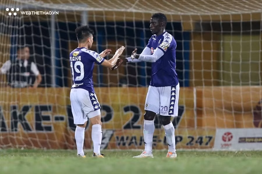 Ngoại binh Omar chia tay Hà Nội FC sau V.League 2020. Ảnh: TL