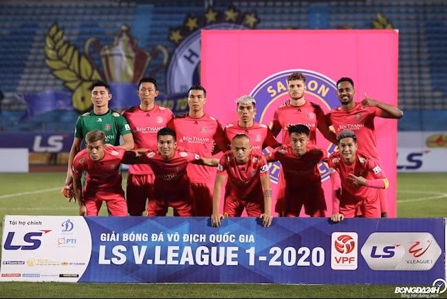 Câu lạc bộ Sài Gòn thanh lý tới 16 cầu thủ sau V.League 2020. Ảnh: bongda24h.vn