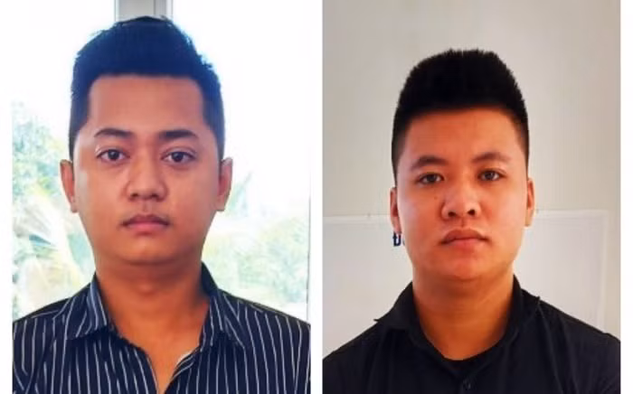 Các đối tượng bị lực lượng chức năng bắt giữ. Ảnh: giaothong.vn