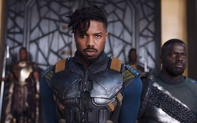 Michael B.Jordan nhân vật phản diện đầy tàn nhẫn Erik Killmonger ở&nbsp;Black Panther&nbsp;(2018).