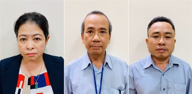 Các bị can từ trái sang phải: Phan Thị Thùy Trang; Nguyễn Như Việt; Nguyễn Đăng Thuần đều bị công an Cần Thơ bắt giữ. Ảnh: cafef.vn