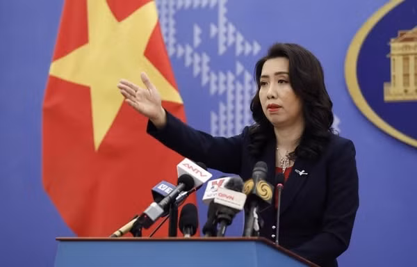 Người Phát ngôn Bộ Ngoại giao Lê Thị Thu Hằng. Ảnh: TTXVN