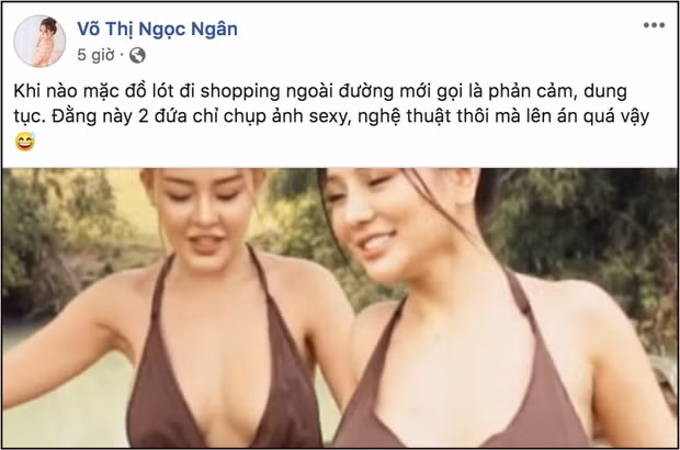 Ngân 98 ẩn ý chuyện Ngọc Trinh mặc đồ lót đi shopping (1)