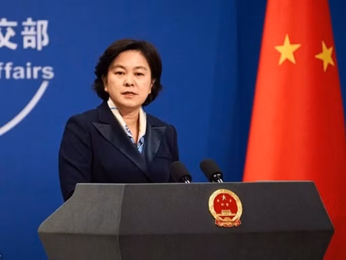 Phát ngôn viên Bộ Ngoại giao Trung Quốc Hoa Xuân Oánh. Ảnh: SCMP