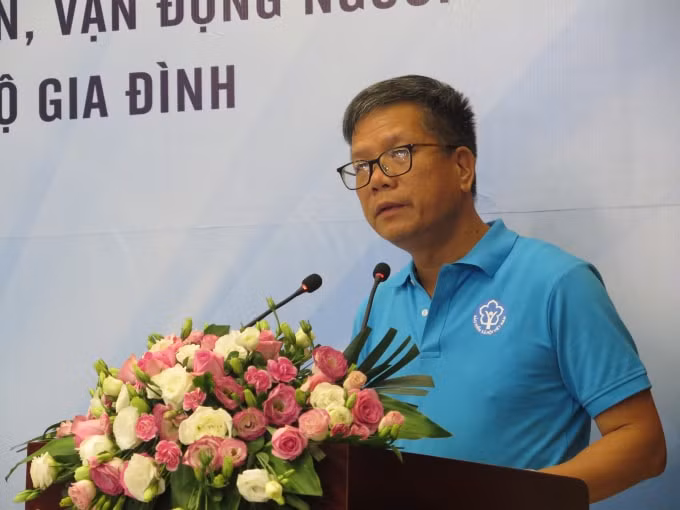 Phó Tổng Giám đốc Trần Đình Liệu phát biểu