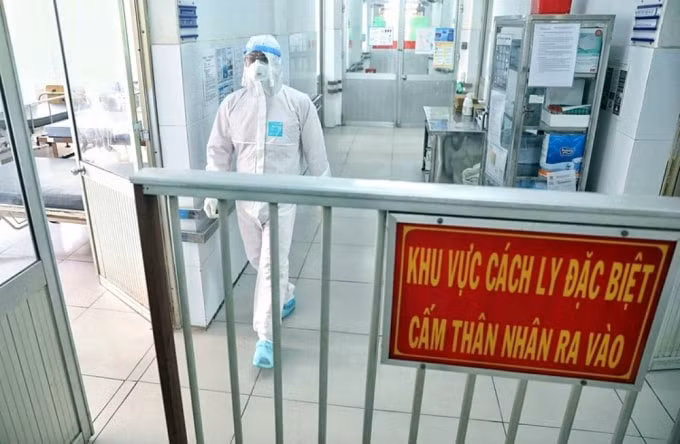 Khu cách ly đặc biệt của những bệnh nhân mắc Covid-19. Ảnh: TL.