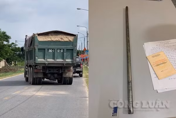 Lái xe Nguyễn Văn Tám dùng tuýp sắt chống đối lực lượng chức năng.