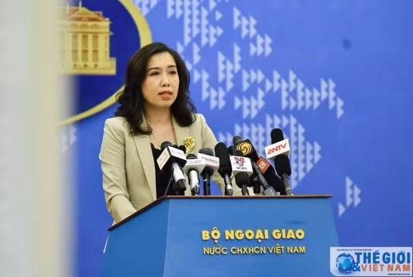 Người phát ngôn Bộ Ngoại giao Việt Nam Lê Thị Thu Hằng. Ảnh: TG&VN