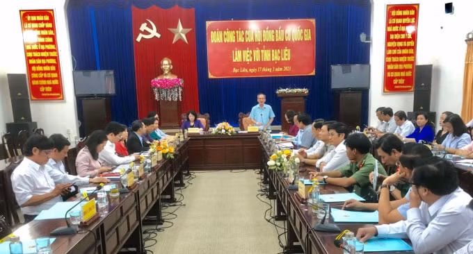 Quang cảnh buổi làm việc.