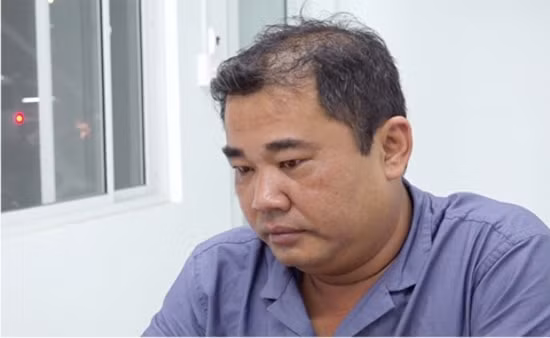 Trần Trí Mãnh tại cơ quan công an
