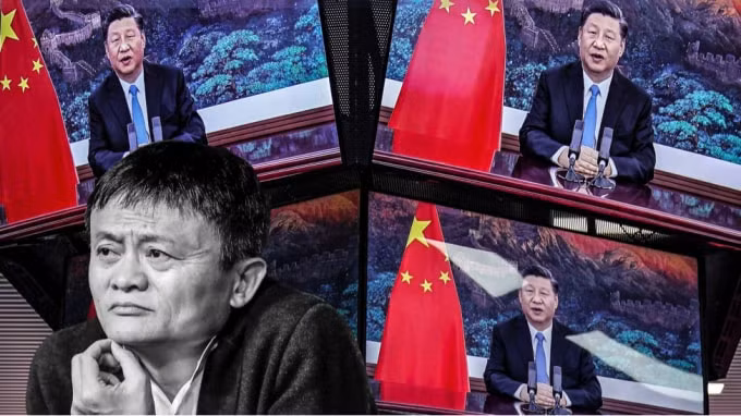 Alibaba, người sáng lập Jack Ma, và các công ty công nghệ Trung Quốc dường như đã tích lũy quá nhiều ảnh hưởng so với ý muốn của nhà nước Trung Quốc. Ảnh: Getty Images