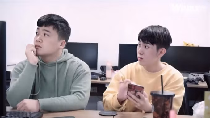 Một phân cảnh trong clip hài của nhóm Welax