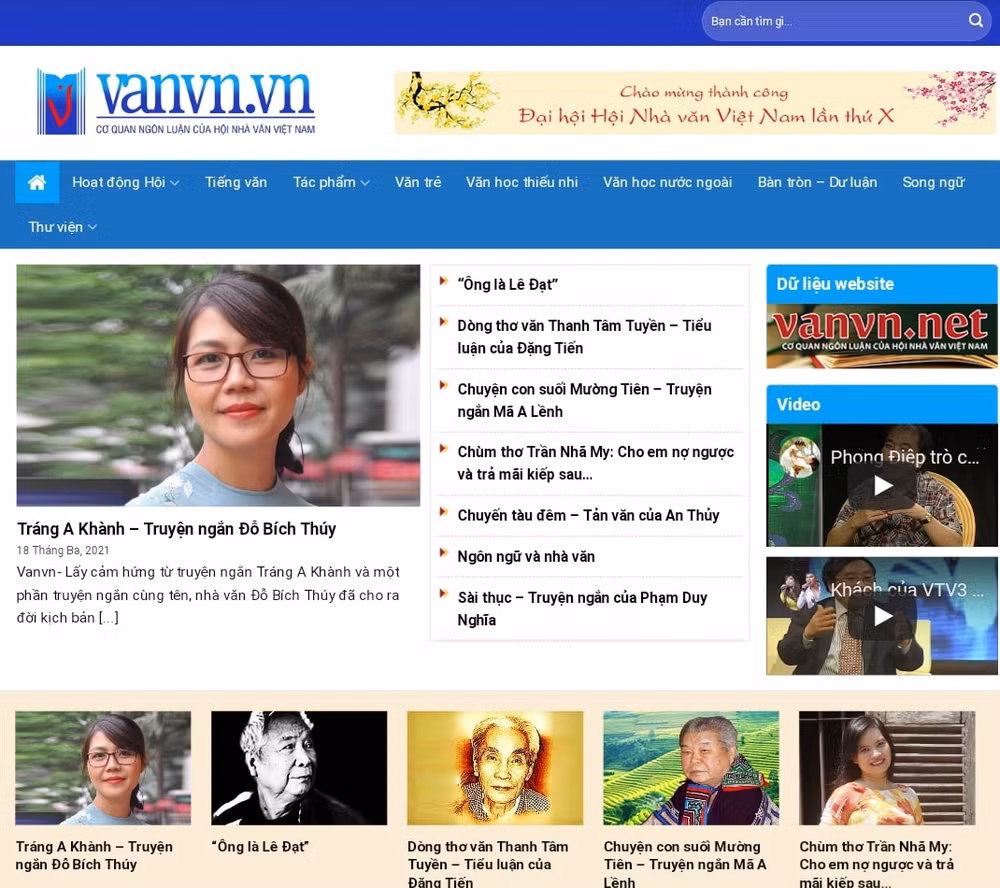 Hội Nhà văn ra mắt trang thông tin điện tử mới, tích cực quảng bá văn học Việt Nam.
