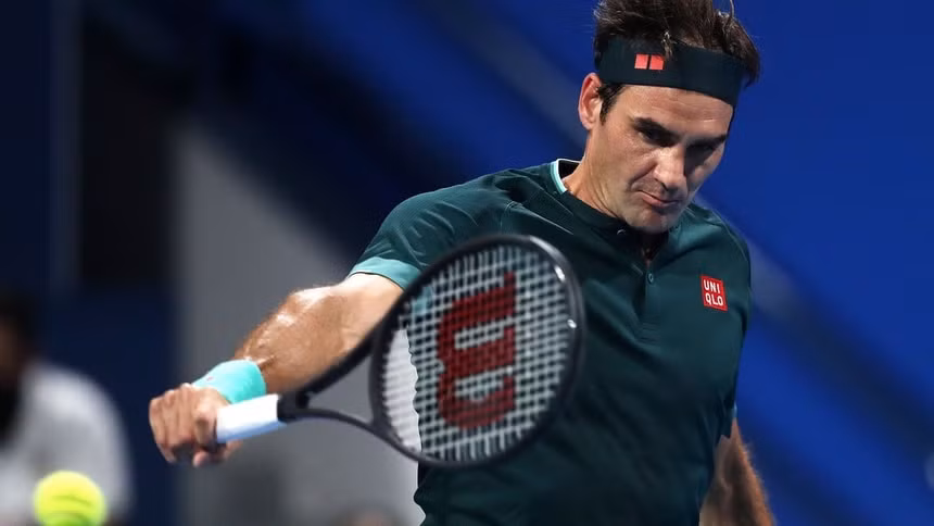 Những cú trái sở trường của Federer vẫn đạt hiệu quả cao. Ảnh: ATP