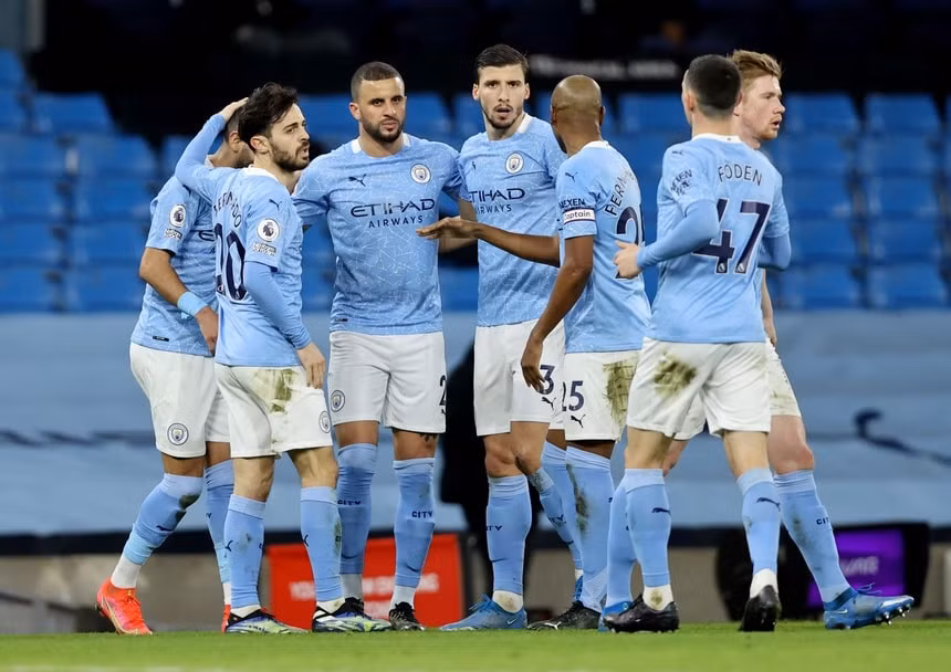 CLB Man City chứng minh thất bại trước MU chỉ là tai nạn. Ảnh: Reuters