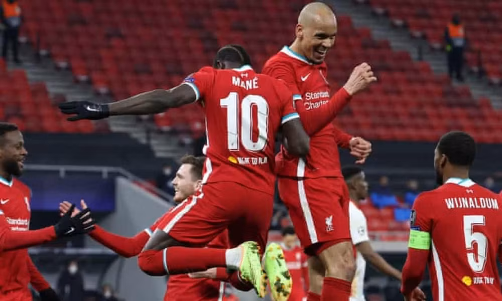 CLB Liverpool lọt vào tứ kết Champions League. Ảnh: internet