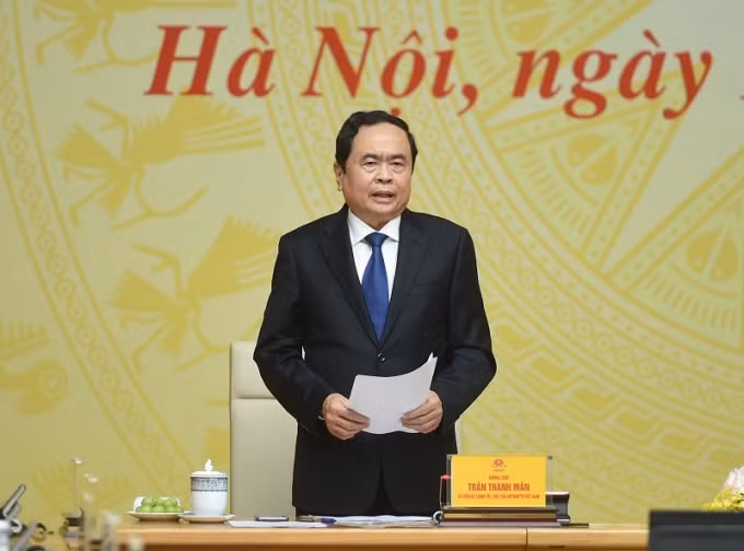 Chủ tịch Ủy ban Trung ương MTTQ Việt Nam Trần Thanh Mẫn.