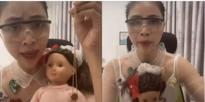 Thơ Nguyễn và video có dấu hiệu tuyên truyền mê tín dị đoan. Ảnh: Zingnews.vn