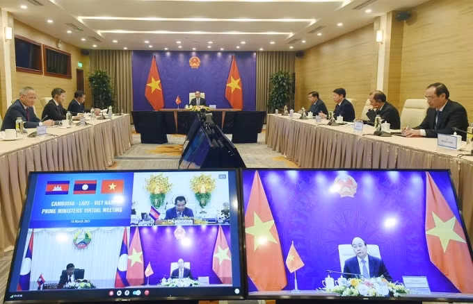 Quang cảnh cuộc hội đàm.