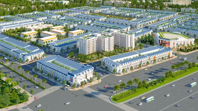 Phối cảnh dự án Century City tại Long Thành, Đồng Nai.