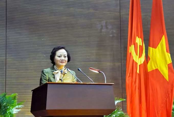 Thứ trưởng Phạm Thị Thanh Trà phát biểu tại Hội nghị.