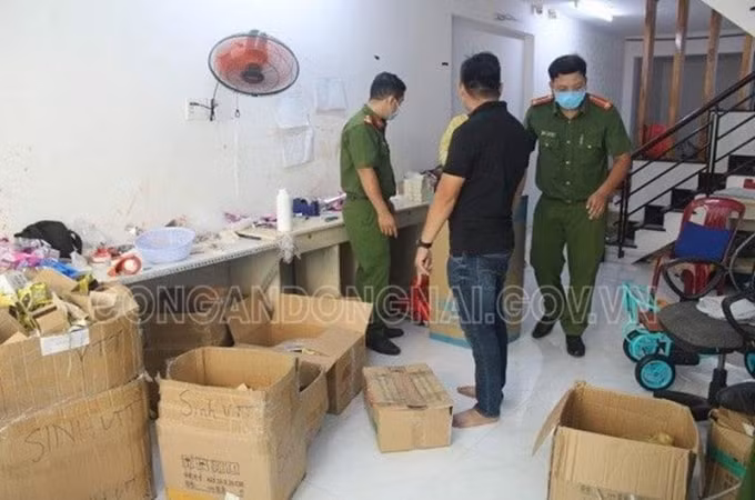Công an Biên Hòa kiểm tra số nhà 1694/3/14, đường Nguyễn Ái Quốc, thuộc phường Trung Dũng.