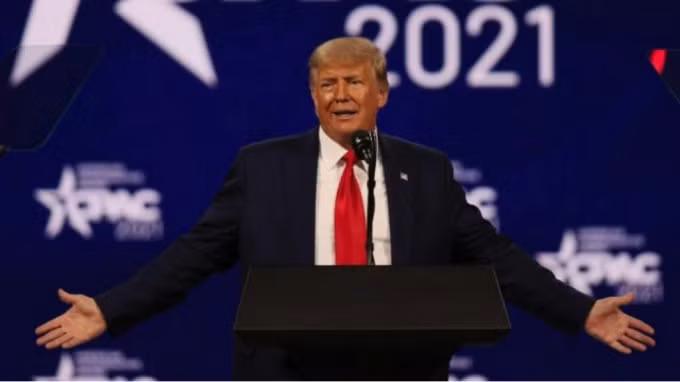 Cựu Tổng thống Mỹ Donald Trump. Ảnh: BI